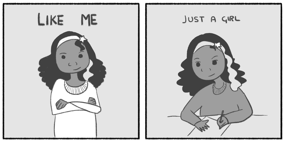 "With Stars in Her Eyes," Page Ten. 